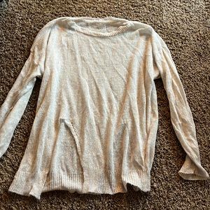 Knit swim suit cover up